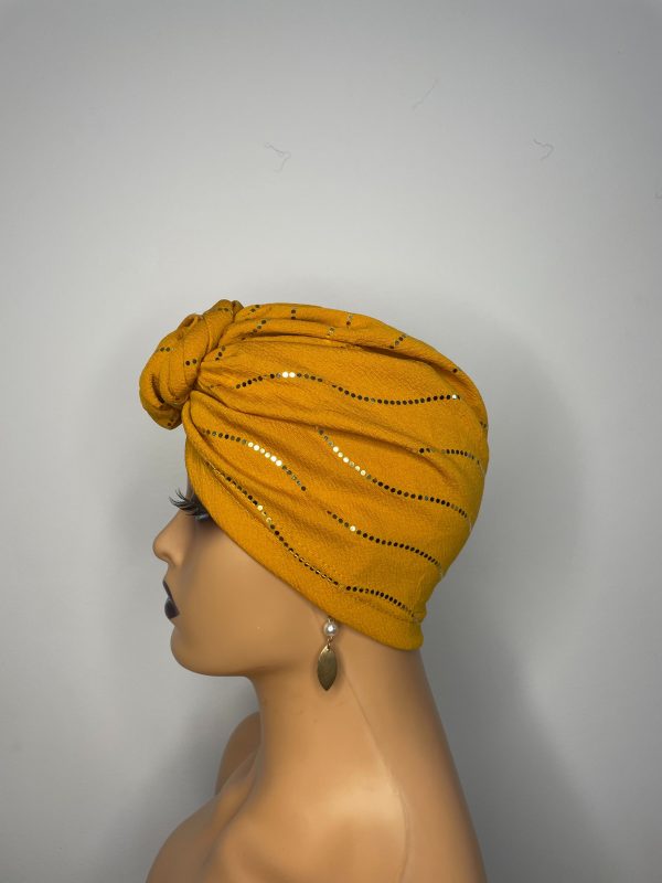Shinny Turban (Orange) - Image 3