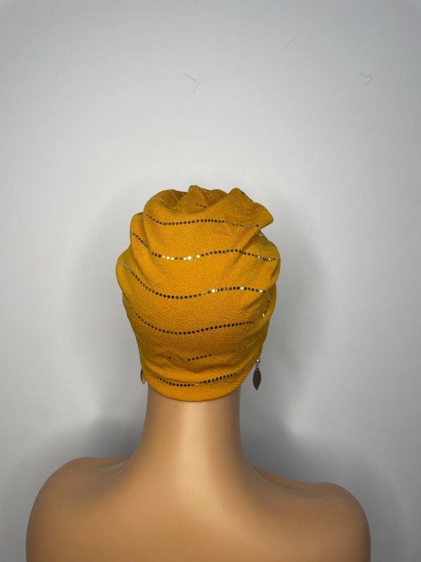 Shinny Turban (Orange) - Image 4