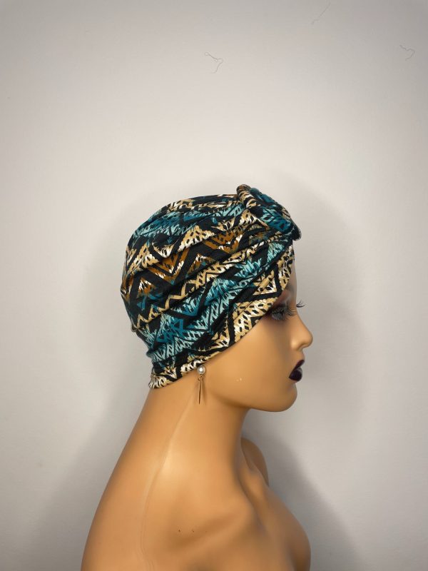 Coiled Turban  (Blue) - Image 3