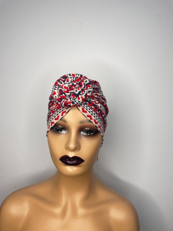 Coiled Turban ( Red)