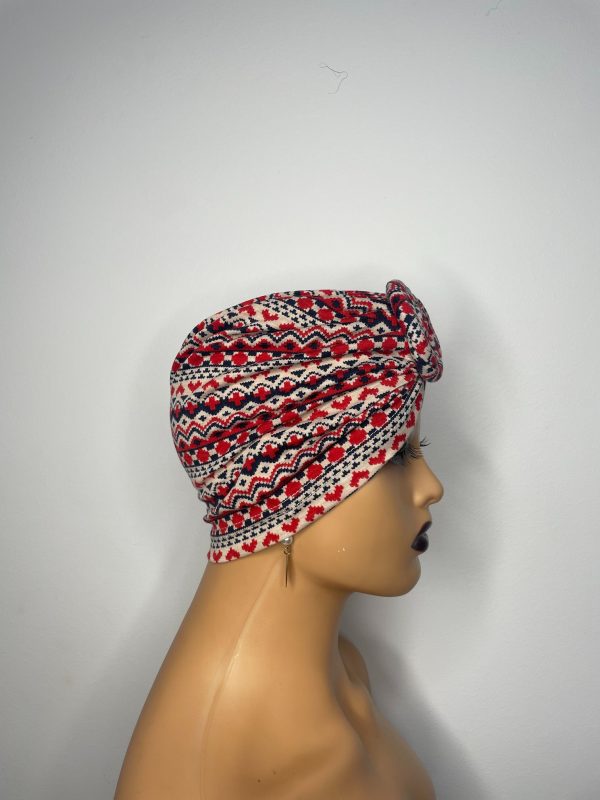 Coiled Turban ( Red) - Image 4